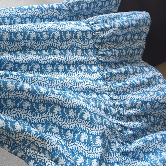 🍋✨ NWT Hill House home rare Louisa nap dress in trailing blue vine xl - Picture 10 of 12